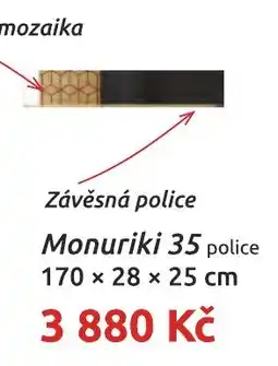 Nábytkáři Čech a Moravy Monuriki 35 police nabídka