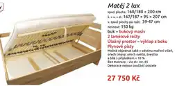 Nábytkáři Čech a Moravy Matěj 2 lux nabídka