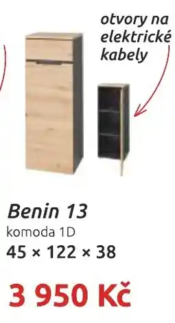 Nábytkáři Čech a Moravy Benin 13 komoda 1D nabídka