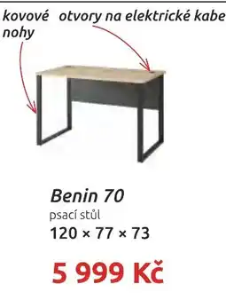 Nábytkáři Čech a Moravy Benin 70 psací stůl nabídka