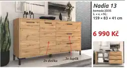 Nábytkáři Čech a Moravy Nadia 13 komoda 2D3S nabídka