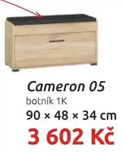 Nábytkáři Čech a Moravy Cameron 05 botník 1K nabídka