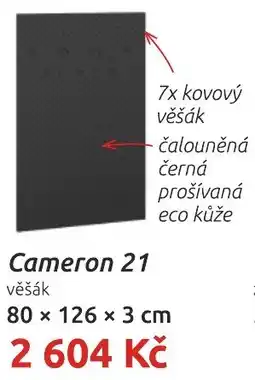 Nábytkáři Čech a Moravy Cameron 21 věšák nabídka