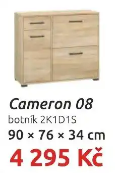 Nábytkáři Čech a Moravy Cameron 08 botník 2K1D1S nabídka