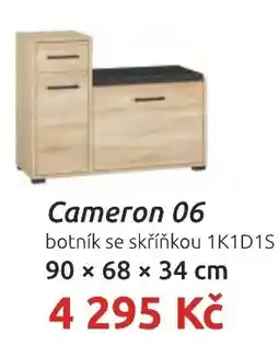 Nábytkáři Čech a Moravy Cameron 06 botník se skříňkou 1K1D1S nabídka