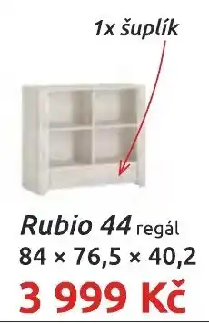 Nábytkáři Čech a Moravy Rubio 44 regál nabídka