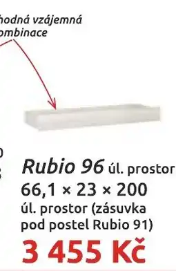 Nábytkáři Čech a Moravy Rubio 96 úl. prostor nabídka
