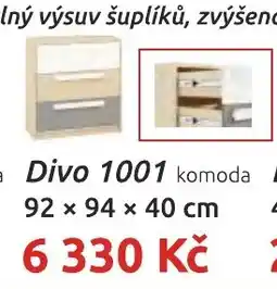 Nábytkáři Čech a Moravy Divo 1001 komoda nabídka