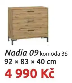 Nábytkáři Čech a Moravy Nadia 09 komoda 3S nabídka