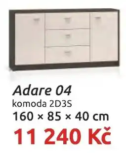 Nábytkáři Čech a Moravy Adare 04 komoda 2D3S nabídka