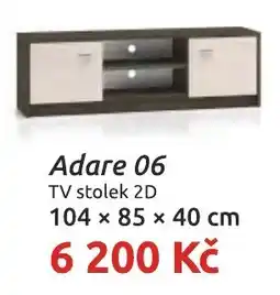 Nábytkáři Čech a Moravy Adare 06 TV stolek 2D nabídka