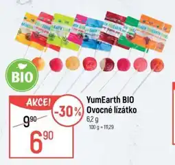 Globus YumEarth BIO Ovocné lízátko nabídka