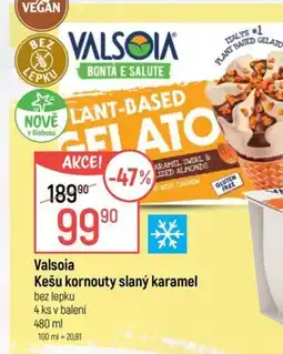 Globus Valsolia kešu kornouty slaný karamel nabídka