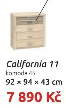 Nábytkáři Čech a Moravy Californie 11 komoda 4S nabídka