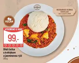 Globus Dhál čočka s květákem a jasmínovou rýží nabídka