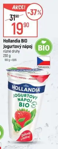Globus Hollandia jogurtový nápoj bio nabídka