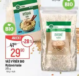 Globus Váš výběr bio rýžová kaše nabídka