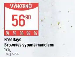 Globus FreeDays Brownies sypané mandlemi nabídka