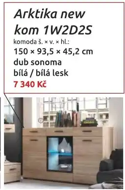 Nábytkáři Čech a Moravy Arktika new kom 1W2D2S nabídka