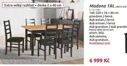 Nábytkáři Čech a Moravy Madona 1XL jídelní stůl nabídka
