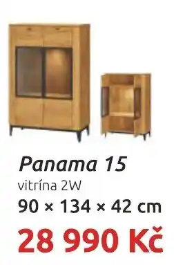 Nábytkáři Čech a Moravy Panama 15 vitrína 2W nabídka
