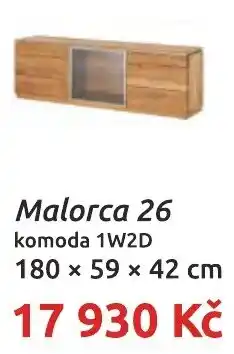 Nábytkáři Čech a Moravy Malorca 26 komoda 1W2D nabídka