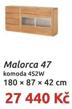 Nábytkáři Čech a Moravy Malorca 47 komoda 4S2W nabídka