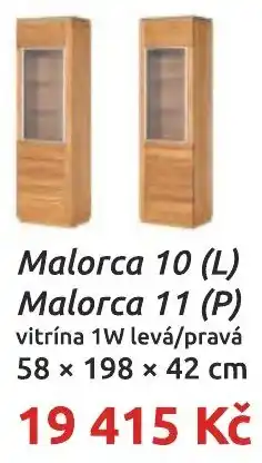 Nábytkáři Čech a Moravy Malorca 10 (L) Malorca 11 (P) nabídka