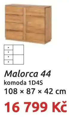 Nábytkáři Čech a Moravy Malorca 44 komoda 1D4S nabídka