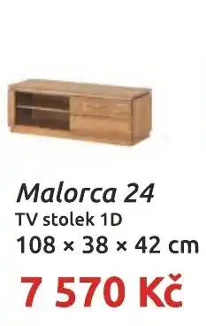 Nábytkáři Čech a Moravy Malorca 24 TV stolek 1D nabídka