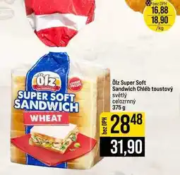 Jip Ölz Super Soft Sandwich Chléb toustový světlý celozrnný nabídka