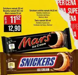 Jip Snickers nanuk 53 ml Bounty nanuk 50,1 ml Mars nanuk 51 ml Snickers white nanuk 44,6 ml nabídka