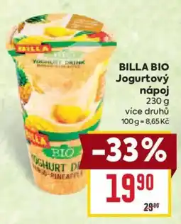Billa Billabio jogurtový nápoj nabídka