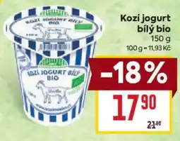 Billa Kozi jogurt bílý bio nabídka
