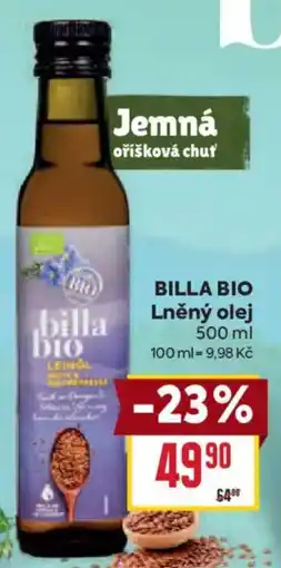 Billa Billa bio lněný olej nabídka
