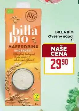 Billa billa bio ovesný nápoj nabídka
