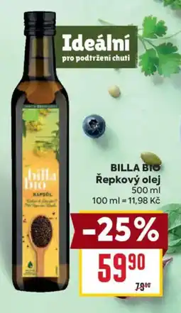 Billa Billa bio Řepkový olej nabídka