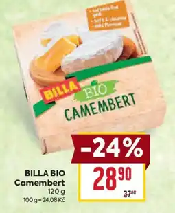Billa Billa bio camembert nabídka