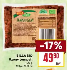 Billa Billa bio uzeny tempeh nabídka
