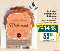 Billa Dr. Pekař bezlepková bábovka mrkvová nabídka
