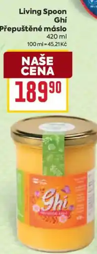 Billa Living Spoon Ghí Prespustene maslo nabídka