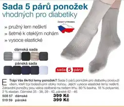 Decodoma Sada 5 párů ponožek nabídka