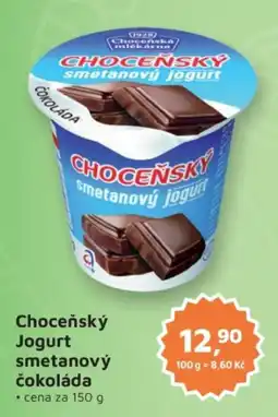 Můjobchod Chocenšký jogurt smetanový čokoláda nabídka