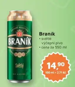 Můjobchod Braník světlé výčepní pivo nabídka