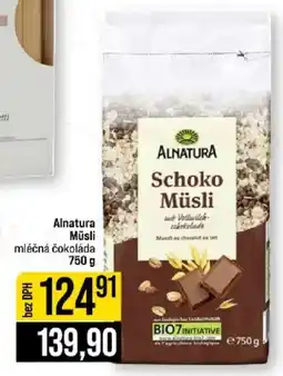Jip Alnatura Müsli mléčná čokoláda nabídka