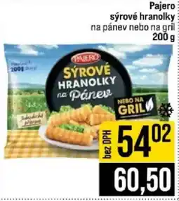 Jip Pajero sýrové hranolky na pánev nabídka