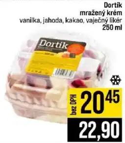 Jip Dortik mražený krém vanilka, jahoda, kakao, vaječný likér nabídka