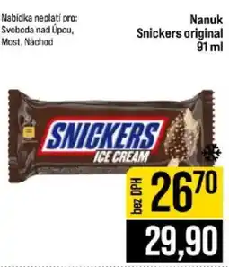 Jip Nanuk snickers original nabídka