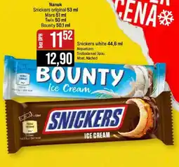 Jip Snickers ice cream nabídka