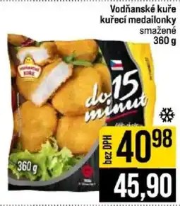 Jip Vodňanské kuře kuřecí medailonky smažené nabídka